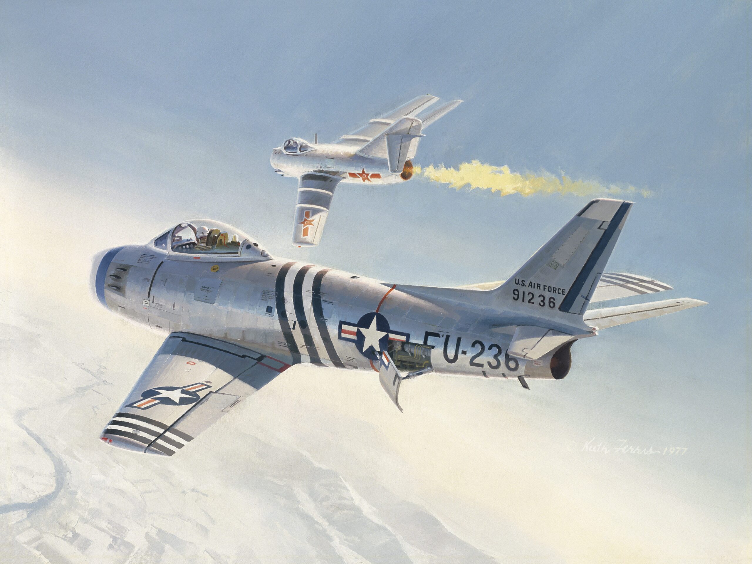 First Swept Wing Encounter