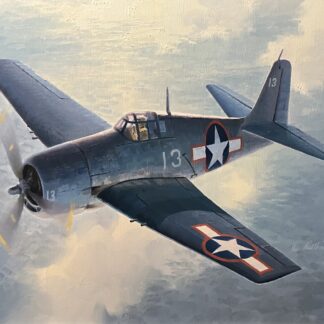 The Grumman F6F Hellcat  - Original Painting by Keith Ferris